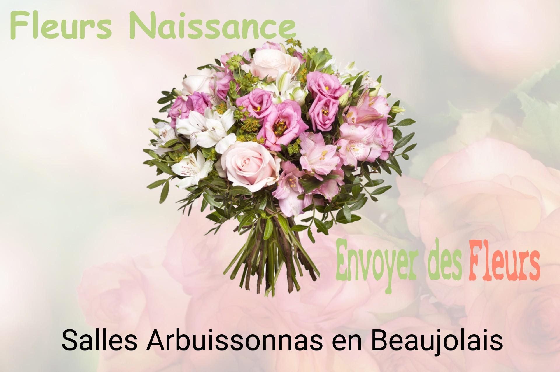 Bouquet de fleurs de naissance livré à Salles-Arbuissonnas-en-Beaujolais