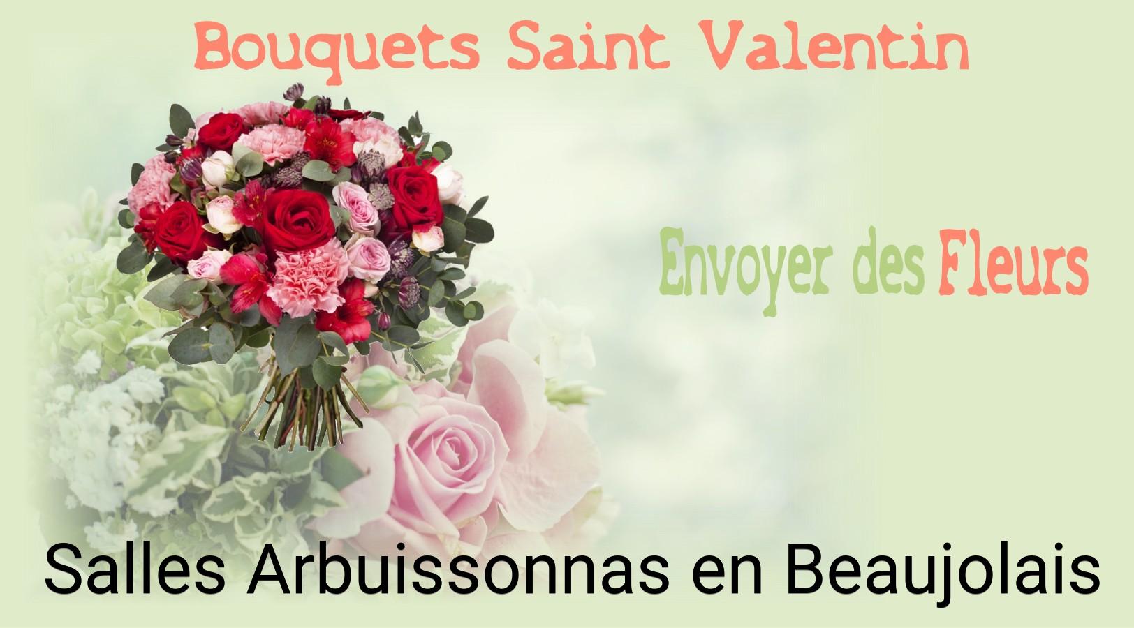 Roses de Saint-Valentin livrées à Salles-Arbuissonnas-en-Beaujolais